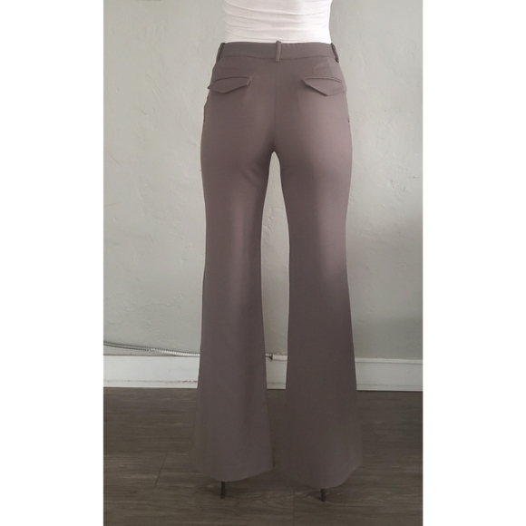 Theory Dark Gray/Brown Virginwool Trousers Size 2 - Picture 2 of 9